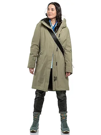SCHÖFFEL | Cappotto invernale da donna Style Gregale con cappuccio | olive